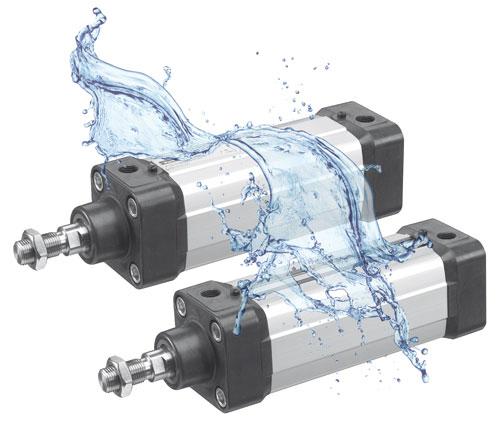 Parker P1D-C cylinders offer rapid cleaning in harsh environ 