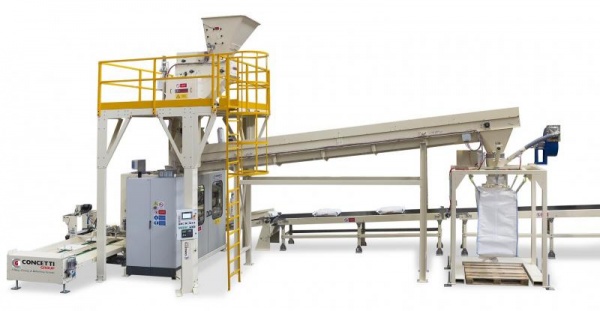 Concetti supplies new turnkey system for feed The installation is capable of filling both 25 kg bags and 800-1000 kg bulk bags