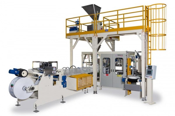 Concetti supplies fully automatic bagging to Cheetham Salt The heart of the system is the Starpack 1600 bag filling and closing machine