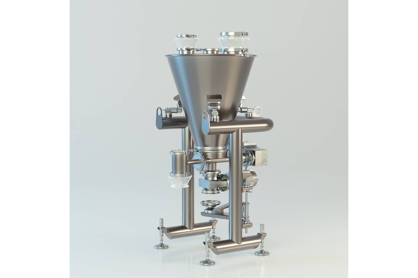 CS+ eignet sich für kleine Mengen ab 1 Liter pro Stunde sowie hohe Dosierleistungen von bis zu 5.500 Liter pro Stunde. © Schenck Process