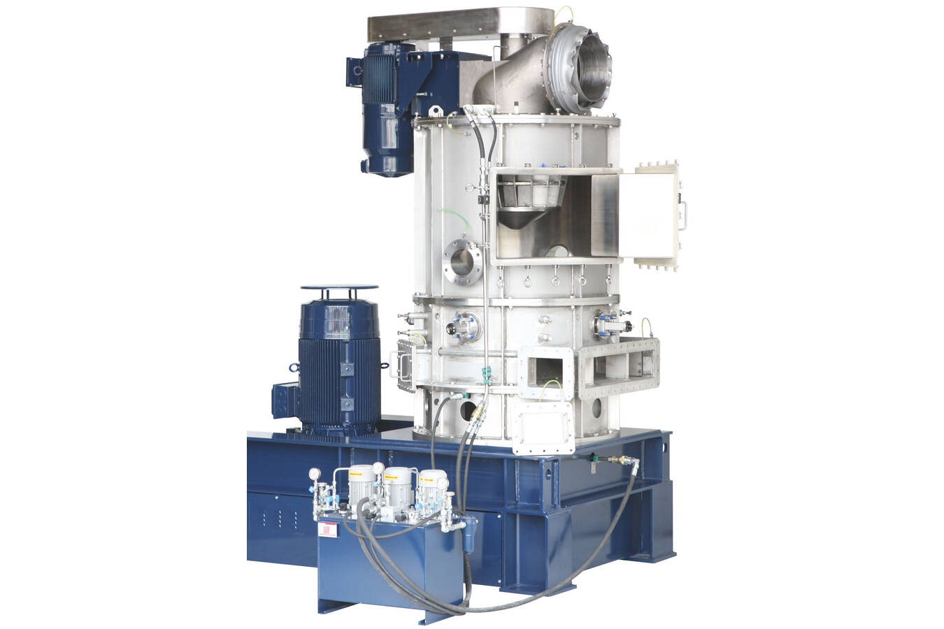 With Hosokawa Micron’s DMR Flash Grinding Dryer, drying, deagglomeration, grinding and classifying can be carried out in a single system. 