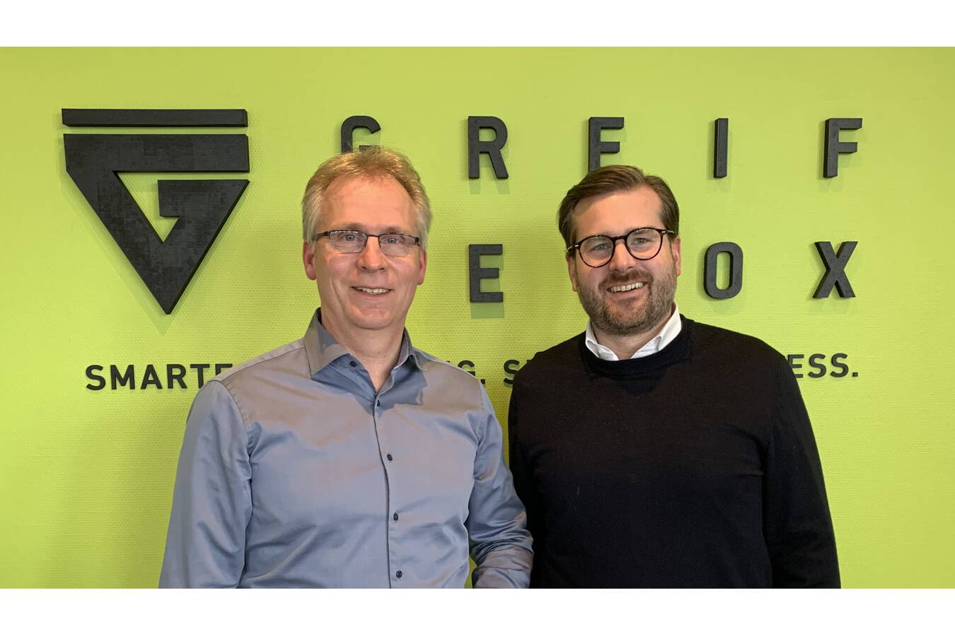 The new management of Greif-Velox Maschinenfabrik: Thorsten Köll (left) and Sebastian Pohl.