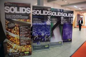 Größte internationale Pulver- und Schüttgut-Community 2015: SOLIDS European 6 Standorte, 1.000 Aussteller, 11.000 Fachbesucher