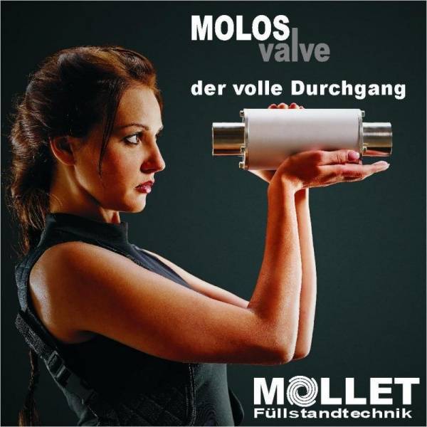 MOLLET Füllstandtechnik - MOLOSvalve Pinch valves for universal use in many applications