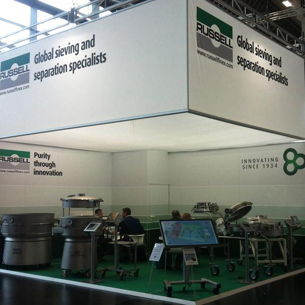 Russell Finex Stand at POWTECH 2016