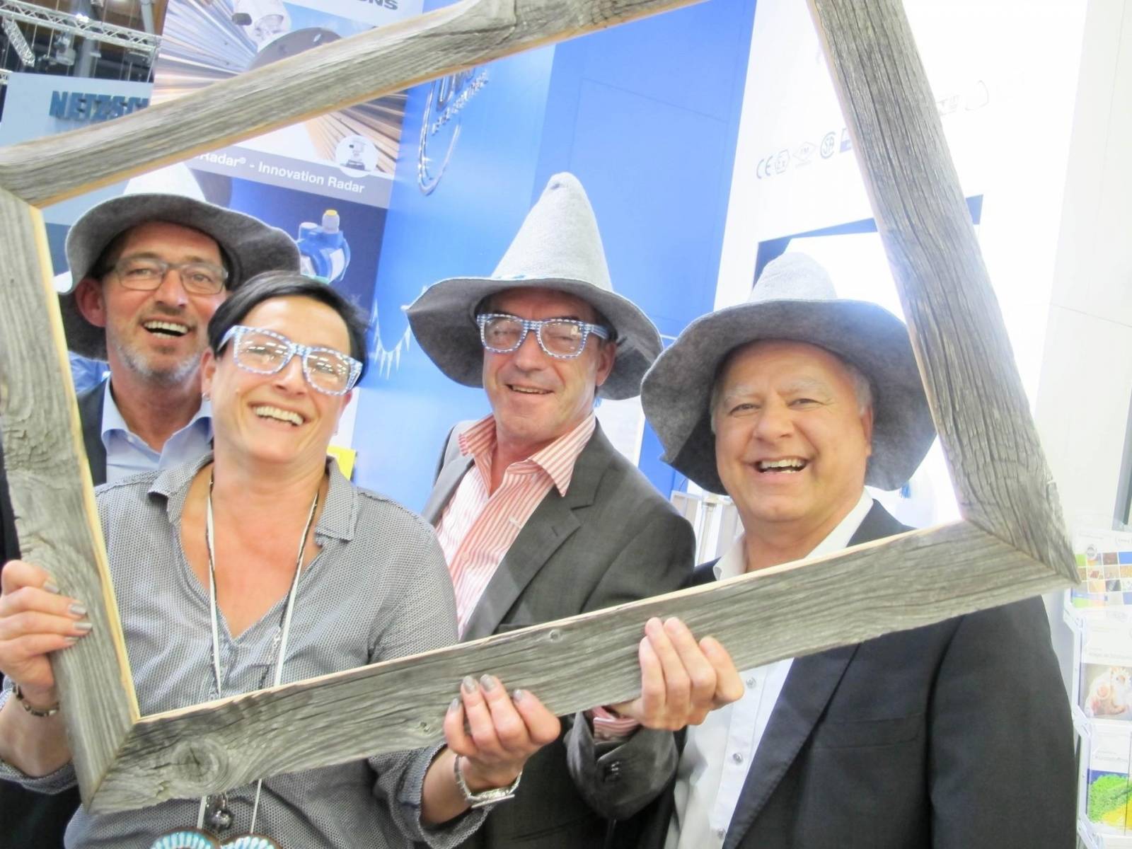 Guests from UWT with bavarian Hats