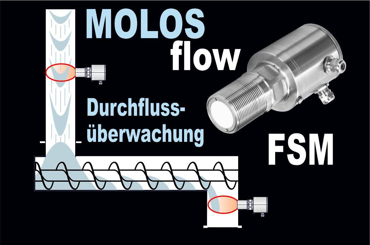 Durchflussüberwachung mit MOLOSflow FSM Frühzeitige Erkennung von Durchflussstörungen mit Mikrowellen-Technologie