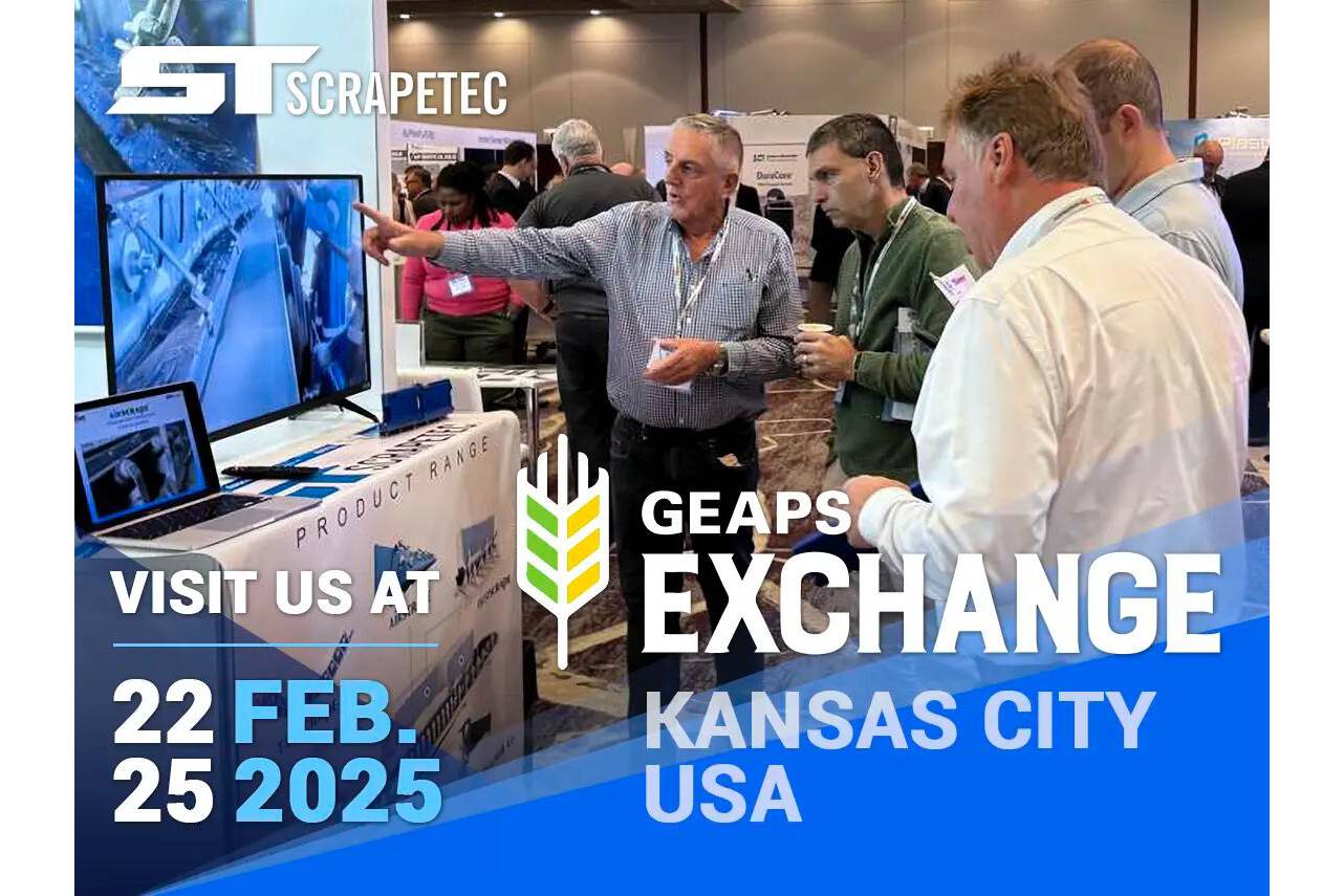 Scrapetec auf der GEAPS Exchange in Kansas City Die mit Spannung erwartete GEAPS Exchange 2025 Fachmesse findet vom 22.–25. Februar im Kansas City Convention Center in Missouri, USA, statt. 
Besuchen Sie uns vom 22.–25. Februar 2025 an Stand 538.