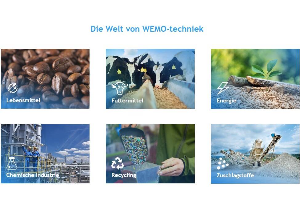 WEMO-Website jetzt auch komplett auf Deutsch WEMO spricht die Sprache des Kunden. Deshalb ist unsere Website mit einer Übersicht über Probenehmer und Prüfgeräte für Schüttgüter jetzt auch vollständig auf Deutsch verfügbar.