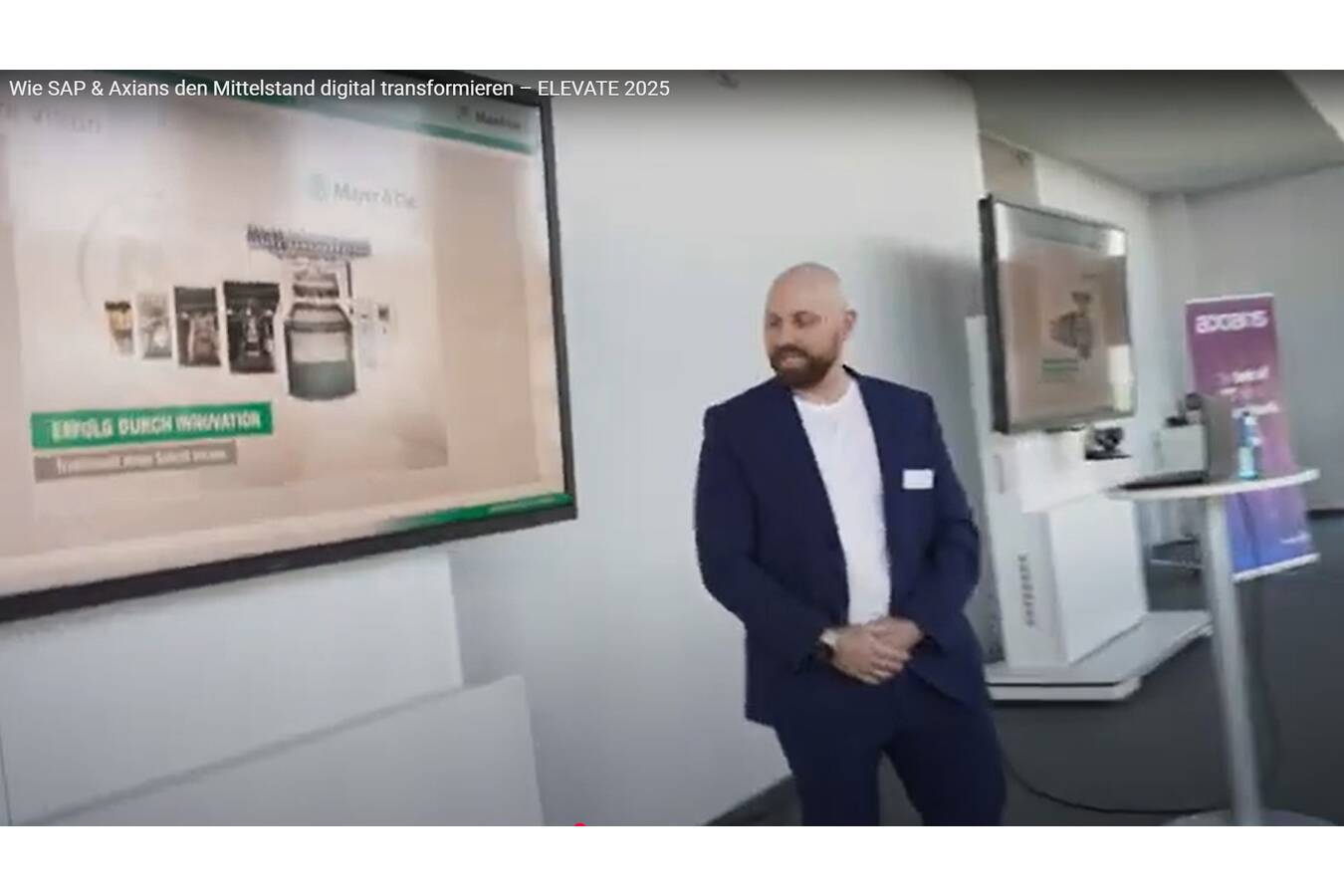 ELEVATE 2025: Wie SAP & Axians den Mittelstand digital transformieren Veranstaltung ELEVATE 2025. Digitalisierung braucht starke Partnerschaften.