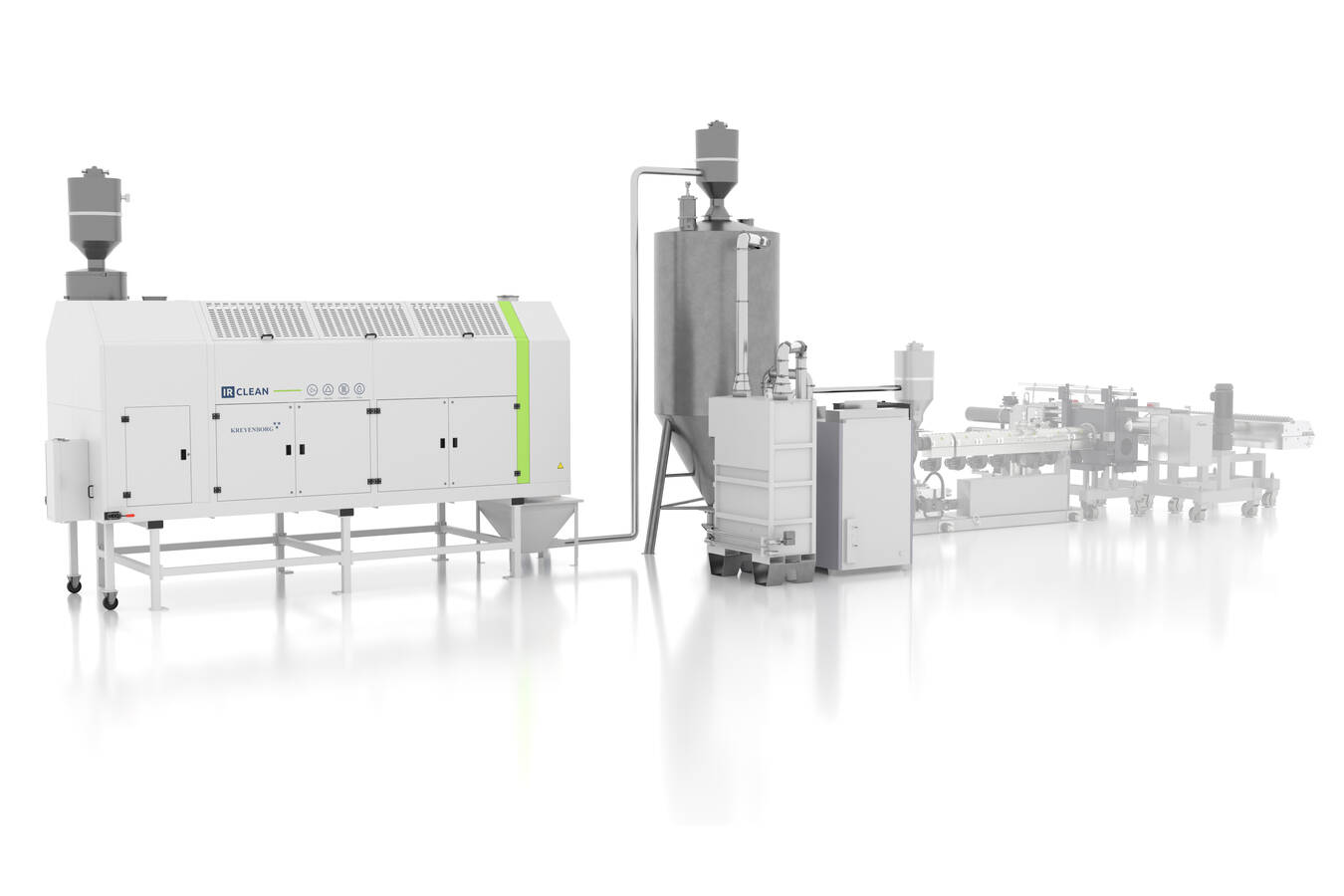 IR-Clean-Technologie von Kreyenborg mit positiver EFSA-Beurteilung Erfolg für Kreyenborgs IR-Clean-Technologie: EFSA erteilt positive Scientific Opinion über die Dekontaminierung von rPET-Flakes
Prozess reduziert Kontamination des Recyclingmaterials auf gesundheitlich unbedenkliches Niveau