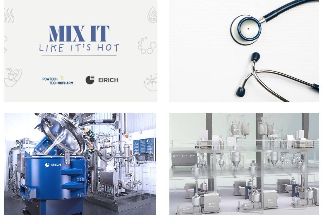 Eirich @Powtech 2025 Prozesslösungen auf Rezept