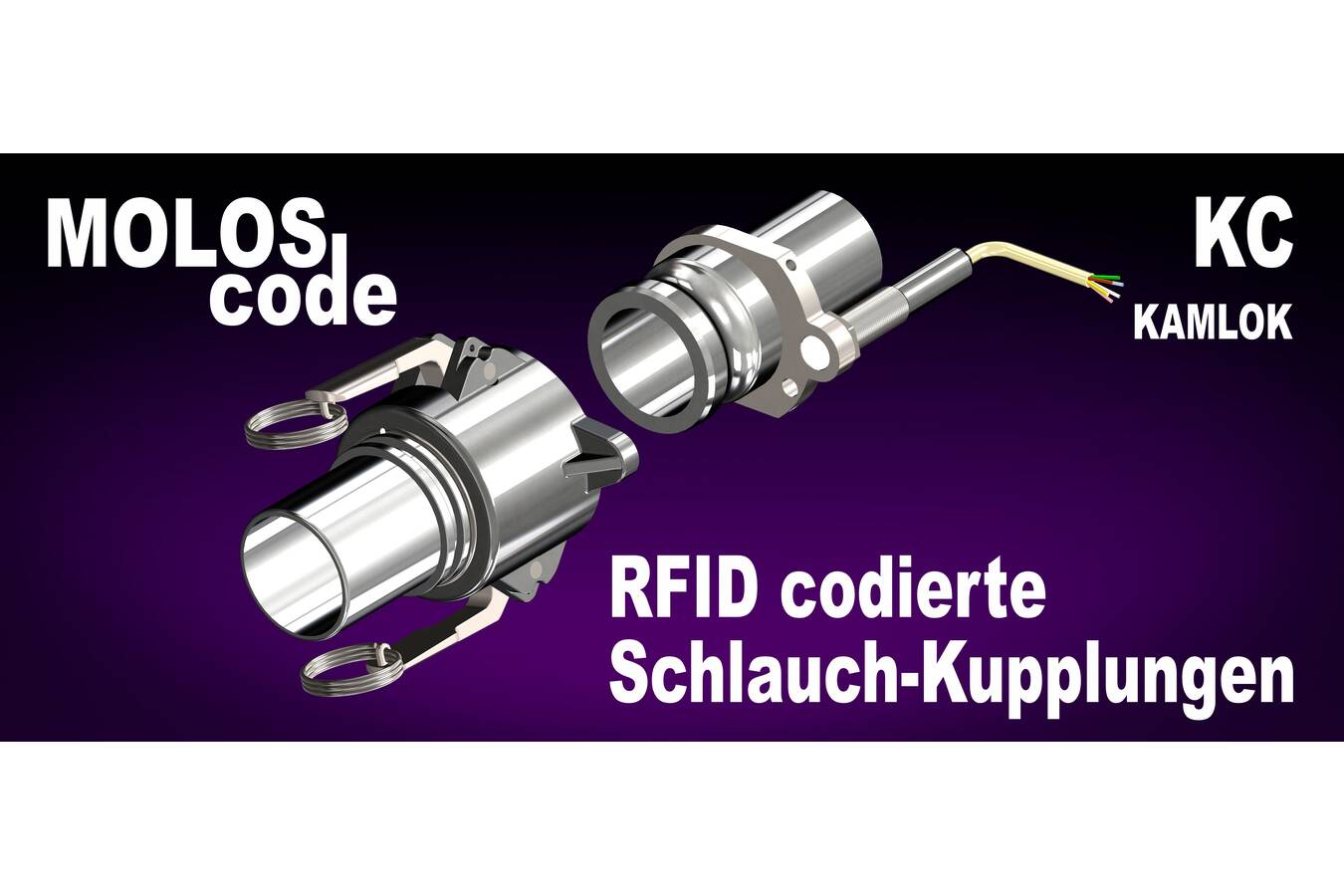 MOLOScode – Sicherheitskupplung mit Schlaucherkennung Was macht MOLOScode besser als andere Systeme zur Kupplungsüberwachung?