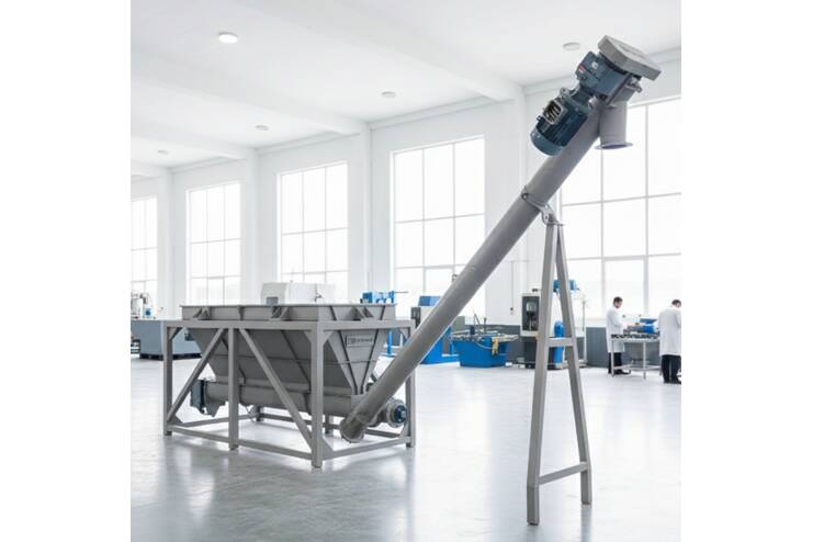 Industrielle Schneckenförderer von Elit Process Schneckenförderer sichern einen effizienten Materialtransport. Elit Process bietet robuste, langlebige und leistungsstarke Lösungen für Industrieanwendungen.